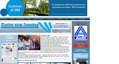 Desktop Screenshot of kurier-zum-sonntag.com